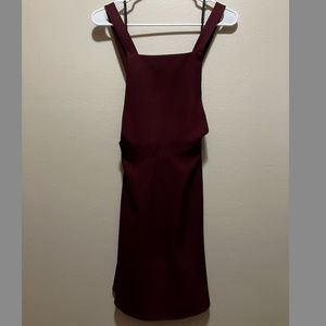Atmosphere Size 8 Backstrap Zip Dress Maroon